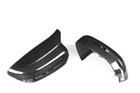 Une paire de coques de rétroviseurs en fibre de carbone sèche de style cowhorn de haute qualité pour le kit de carrosserie BMW Série 3 G20 19-présent