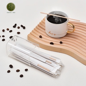 ไม้คนกาแฟแบนแบบย่อยสลายได้ ทำจากไม้ไผ่ ใช้แล้วทิ้ง สำหรับกาแฟเอสเพรสโซ มีสินค้าในสต็อก สำหรับร้านกาแฟ บาร์ บ้าน และขายส่ง - Product Image 5