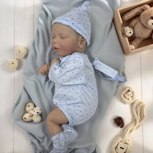 LouLou 20インチシリコーン生まれ変わったベビードール新生児玩具ソフトリアルなスリーピングプレミアミニモデル玩具子供用ビニール塗装ギフト - Product Image 2