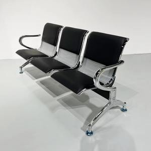 Chaise d'attente 2 places pour mains et pieds, chaise d'attente pour hôpital, centre de soins ambulatoires, lieux publics, gare et aéroport - Product Image 4