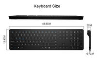 Clavier ergonomique compact à profil bas Xscisors, clavier italien personnalisé, clavier Azerty français sans fil Bluetooth