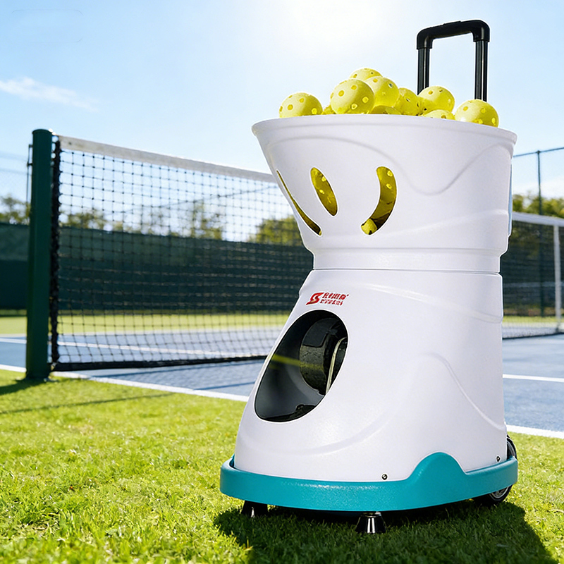 New Arrival Portable Lightweight Automatic Short Distance Tennis Ball Machine Launcher Equipment for Indoor Practice Remote