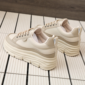 Nouvelles Chaussures Plates Décontractées LYKU pour Femmes Printemps-Automne 2026, Respirantes, à Lacets, Antidérapantes et Imperméables pour Étudiantes - Product Image 1