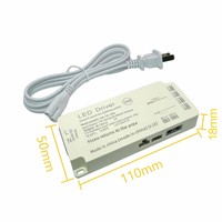 Fuente de alimentación LED de 12V con corriente y voltaje constantes para luces de gabinete, vitrinas y tiras de iluminación de armarios
