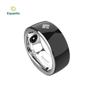 แหวนอัจฉริยะ Equantu Smart Ring QB708 สแตนเลสสตีล พร้อมหน้าจอแสดงเวลาและตัวตั้งเวลาแบบสั่น สำหรับผู้ชายและผู้หญิง - Product Image 5