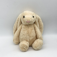 Boneka Kelinci Plush Sublimasi Laris Manis, Mainan Hewan Isi Dakron, Squishy Kawauu Bahan Super Lembut, Logo Custom, Hadiah Anak, Grosir