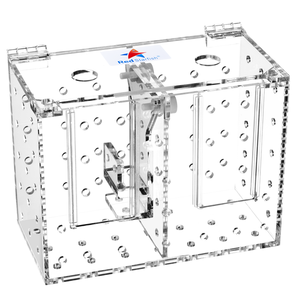 Boîte d'élevage de poissons étoile de mer <span class=keywords><strong>rouge</strong></span> boîte d'isolation de poissons incubateur d'écloserie pour <span class=keywords><strong>poisson</strong></span> bébé <span class=keywords><strong>Guppy</strong></span> - Product Image 3