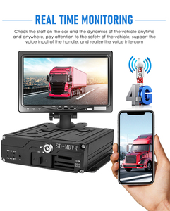 Nhà Cung Cấp Trực Tiếp 4 CH 8 Kênh Dual SD Card 4K Recorder Video Recorder <span class=keywords><strong>Dvr</strong></span> Camera Xe Hd Camera Xe Hơi Hộp Đen - Product Image 3