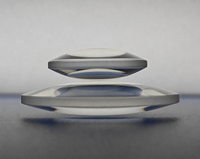 Lentille convexe sphérique biconvexe K9 en verre optique de laboratoire, avec revêtement AR, haute précision, pour imagerie et focalisation, vente en gros sur mesure