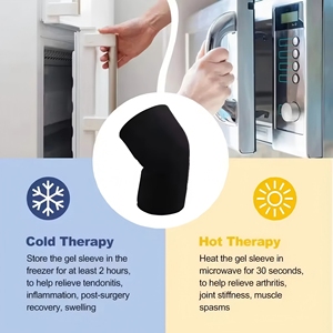 <span class=keywords><strong>Manchon</strong></span> de compression réglable chaud/froid en gel, poche de glace flexible pour le poignet, la cheville, le coude, le <span class=keywords><strong>bras</strong></span>, le soulagement des blessures articulaires et musculaires - Product Image 4