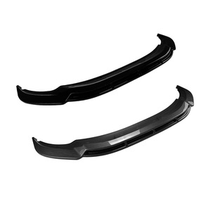 Amp-Z Front Lip Spoiler For Volkswagen Tiguan Mk2.5 R-Line 2021-2023 Piano Black Carbon Fiber Texture Matte Finish Tuning Style - Product Image 5