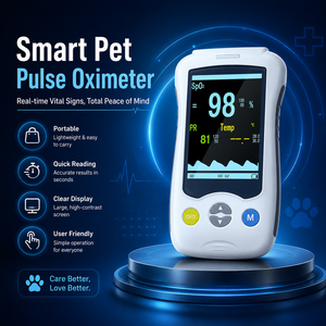 Appareils de surveillance vétérinaire, oxymètre de pouls pour animaux de compagnie et moniteur vétérinaire multiparamètres, écran TFT haute résolution de 4 pouces, portable - Product Image 5