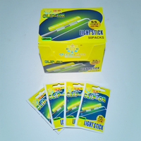 Bâtons lumineux pour la pêche de nuit, 10 à 50 sacs, lumière fluorescente