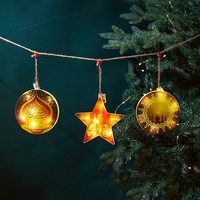 Nouvelles Lumières Décoratives LED 2026 pour Noël, Ramadan, Aïd al-Fitr – Décoration Suspendue Musulmane Kareem pour la Maison, avec Télécommande Mubarak