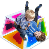 Tapis de sol en gel liquide sensoriel pour enfants, tapis sensoriel intérieur, jouets éducatifs
