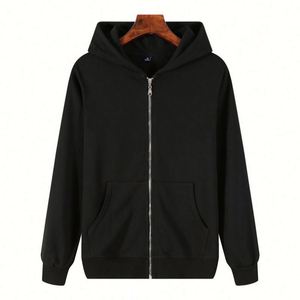 Sweat-shirts à fermeture éclair personnalisés avec logo, sweats à capuche de haute qualité, sweats à capuche 100% coton pour hommes, femmes, unisexe - Product Image 4