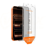 Protector de Pantalla Antipolvo de Fácil Instalación para iPhone 17 Pro Max, Cristal Templado de Privacidad Silkprint 2.5, Películas Antirrayas