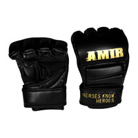 Gants de boxe MMA personnalisés avec logos, en cuir PU Taidou, taille universelle