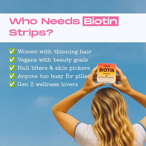 Bandes buccales de collagène et biotine OEM/ODM : Améliorent l'élasticité de la peau, réduisent les rides – Complément alimentaire végétalien personnalisé pour adultes - Product Image 3