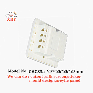 Boîtiers en plastique de lecteur de cartes de panneau Carylic extérieur boîtier en plastique ABS électronique avec boîtier en plastique personnalisé 86*86*37mm CAC83 - Product Image 3