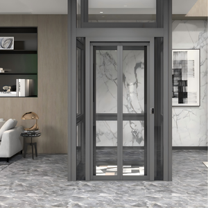 Ascensor Residencial Silencioso y de Ahorro Energético con Diseño Moderno de Acero Inoxidable y Accionamiento de Tracción AC sin Cuarto de Máquinas para Viviendas y Apartamentos - Product Image 1