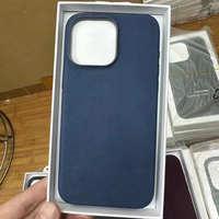 Étuis magnétiques FineWoven pour iPhone 15 Pro Max, étuis de téléphone portable FineWoven avec animation ic pour iPhone 15, coque de téléphone