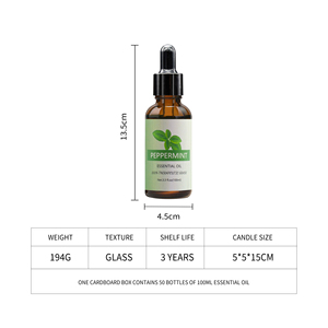 Aceite de menta orgánico de grado galón de 25kg, aceite esencial Natural puro 100% para cabello, Aceite de Masaje a granel, seguro para alimentos - Product Image 2