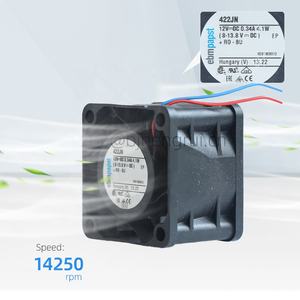 Ventilador Axial Pequeño ebmpapst 422JN 4028 40x40x28mm 4cm 12V DC 18.3CFM 4W 48dBA 14000RPM con Rodamiento de Bolas para Gabinete - Product Image 3