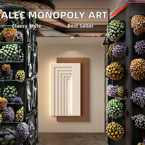 Cuadro de Alec <span class=keywords><strong>Monopoly</strong></span>, impresiones artísticas en lienzo, grafiti abstracto, hombre rico, cartel de billete de 100 dólares, pintura de pared de acuarela, decoración del hogar - Product Image 3