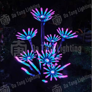 Lumières florales féériques pour la décoration de parcs à thème, de jardins, d'événements et d'éclairage paysager de festivals - Product Image 3