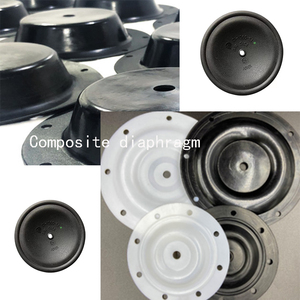 फार्मेसी खाद्य ग्रेड डायाफ्राम वाल्व गैसकेट प्रबलित रबर PTFE डायाफ्राम - Product Image 4