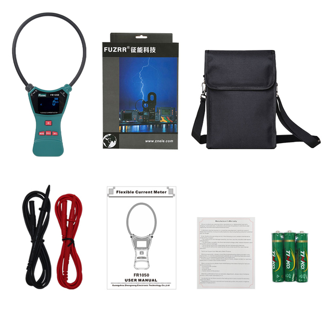10000A Flexible Auto Digital AC Current Clamp Meter FR1050