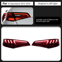 Conjunto de Luces Traseras LED XUNBAI 12V 2022 para Audi A3 8V Sportback 2013-2016, Señal de Giro Secuencial, Canbus, Plug and Play