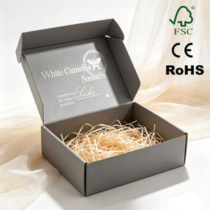 Scatola di Spedizione Ecologica in Cartone Ondulato, Resistente e Robusta, per Regali, Souvenir, Gioielli, Profumi, Libri - Product Image 1