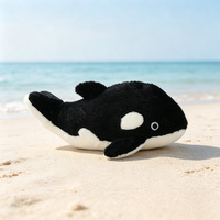 Peluche OEM Animaux marins mignons : Tigre, Baleine, Ourson de mer, Crabe réaliste anti-stress, Coussin Poisson-lampe - Super