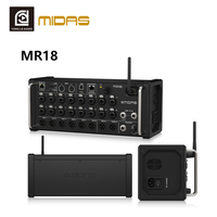 Mejor Controlador de DJ de Audio Profesional con Sistema de Sonido, Mezclador de 18 Canales, 16 Preamplificadores de Micrófono y 8 Salidas XLR