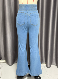 <span class=keywords><strong>Jeans</strong></span> a Zampa Skinny da Donna 2025, <span class=keywords><strong>Vita</strong></span> Alta con Bottoni, Elastici e Traspiranti, Casual - Product Image 4