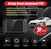 Escáner de Diagnóstico de Airbag OBDSTAR P50 Original 2026, Herramienta de Reinicio SRS SAS BMS para Automóviles, Cubre 93 Marcas, Más de 14400+ Piezas de ECU, Banco de Pruebas OBD