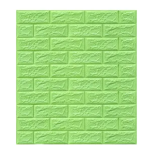 Wholesale wallpaper 3d stereo foam wall-moisture-proof foam wallpaper 3d brick foam wall peel and stick