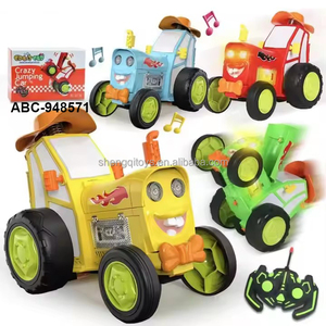 Giocattoli LK 1:18 nuova auto da ballo senza fili con musica a LED leggera a dondolo che rotolano pazzi giocattoli telecomandati per auto da salto - Product Image 5