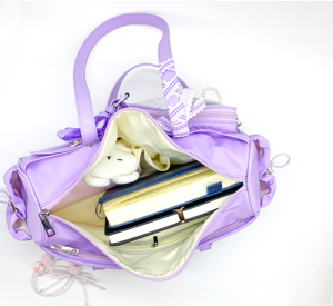Bolso Bandolera Personalizado, Nuevo, Original, Hecho <span class=keywords><strong>a</strong></span> <span class=keywords><strong>Mano</strong></span>, Diseño Exclusivo, Estético, Compacto, para Fans del Anime - Product Image 5