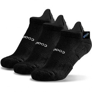 Calcetines Deportivos de Compresión Coolmax de Viscosa de Bambú, Calcetines Acolchados para Correr hasta el Tobillo - Product Image 3