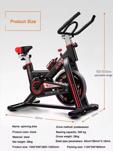 Bicicleta estática de fabricación económica con volante de inercia para ejercicio, equipo de gimnasio para fitness de resistencia y desarrollo muscular en interiores - Product Image 4