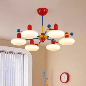 Memphis Chandelier <b>Led</b> <b>Light</b> Multi Head Round Home Lighting For Living Room Bedroom Study Dining Room - Product Image 4