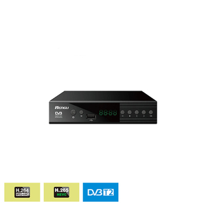 Hengli กล่องรับสัญญาณโทรทัศน์ DVBT2 4K DVB-T2 HEVC STB พร้อม H.265/H.264 Quad Core Processor AV/HD OUT PORT - Product Image 2