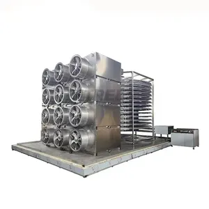 Exquisite Technical Custom Blast Freezer Spiral IQF Spiral Freezer Quick Freezing Machine For Food Processing