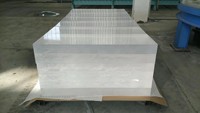 Lámina Acrílica Transparente de 30mm 40mm para Proyectos de Acuarios, Panel Acrílico Transparente de 50mm 60mm 70mm para Piscinas