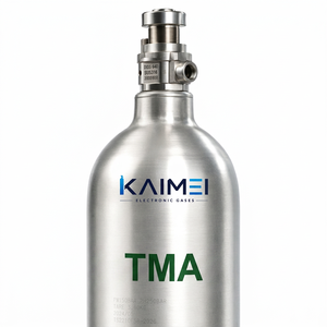 TMA CAS 75-24-1ความบริสุทธิ์สูง99.9999% ระดับ6N ก๊าซอุตสาหกรรมสำหรับเป็นสารตั้งต้นในการเตรียมอลูมิเนียมออกไซด์ (<span class=keywords><strong>Al2O3</strong></span>) โดยกระบวนการ ALD ในกระบวนการไดอิเล็กทริกค่า <span class=keywords><strong>k</strong></span> สูงขั้นสูง - Product Image 1