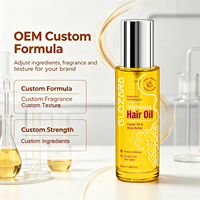 Minyak Rambut Pencerah Khusus OEM untuk Rambut Keriting, Bergelombang, dan Mengembang, Label Pribadi Grosir 50ml