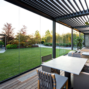 Pérgola Exterior Motorizada de Aluminio con Revestimiento en Polvo, Tamaño Personalizado, Decoración de Jardín, Gazebo, Estilo Natural IM 22 - Product Image 3